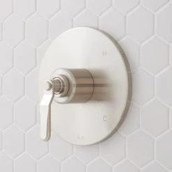 Signature Hardware Gunther Pressure Balanced Shower System with Shower Head, Hand Shower, Shower Arm, Hose, and Valve Trim - Less Rough-In Valve -Signature Hardware Shop signature hardware 953362 8 12 1 8 l lv alternate image 6