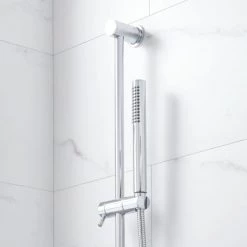 Signature Hardware Berwyn Pressure Balanced Shower System with Rain Shower Head, Slide Bar, Hand Shower, Hose, Valve Trim and Diverter - Rough In Included -Signature Hardware Shop signature hardware 953655 alternate image 114