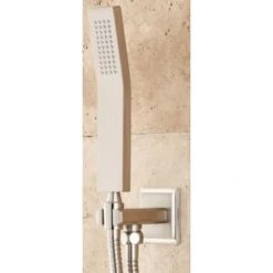 Signature Hardware Ryle Thermostatic Shower System with Hand Shower and 3 Body Sprays - Rough In Included -Signature Hardware Shop signature hardware 934430 hand shower bn